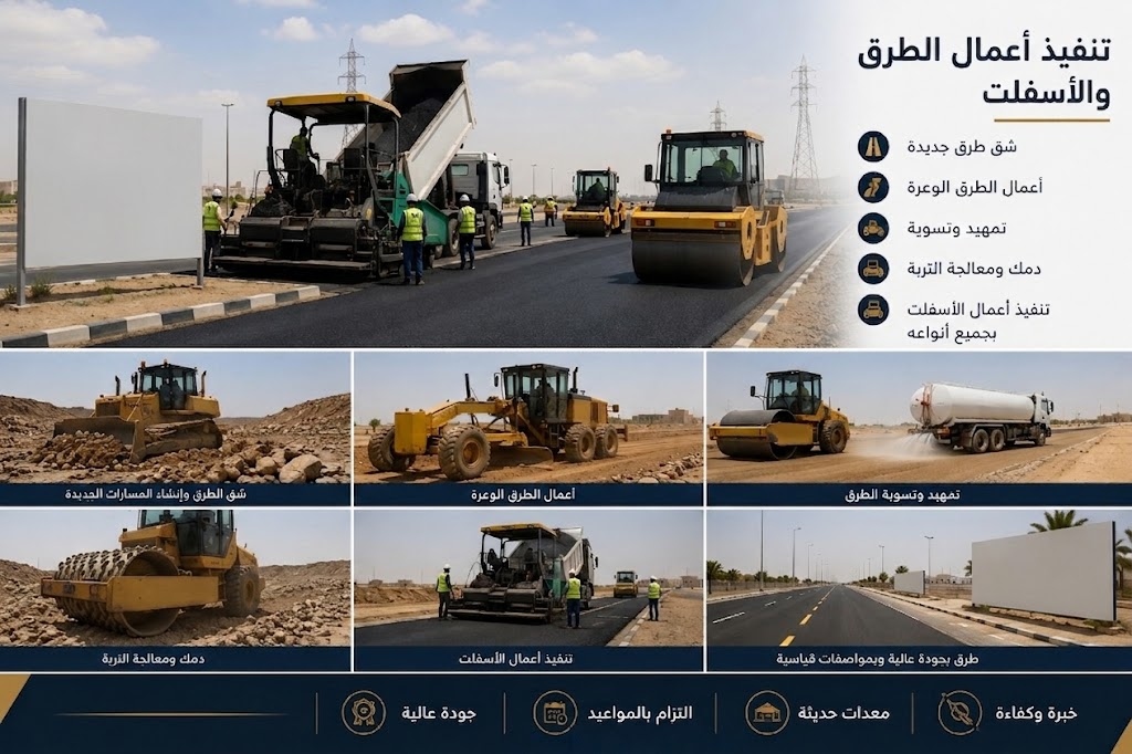 أعمال البنية التحتية